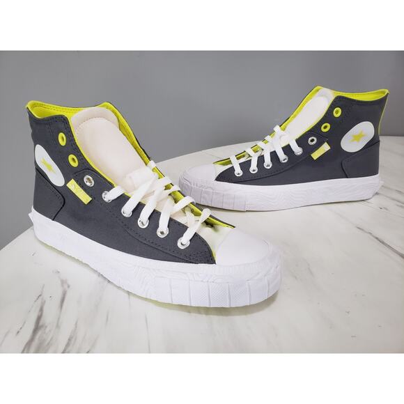 Converse All-Star Edge Glow Sneaker Grey/White Men's 8.5 Far From Chuck Taylor - Picture 1 of 7